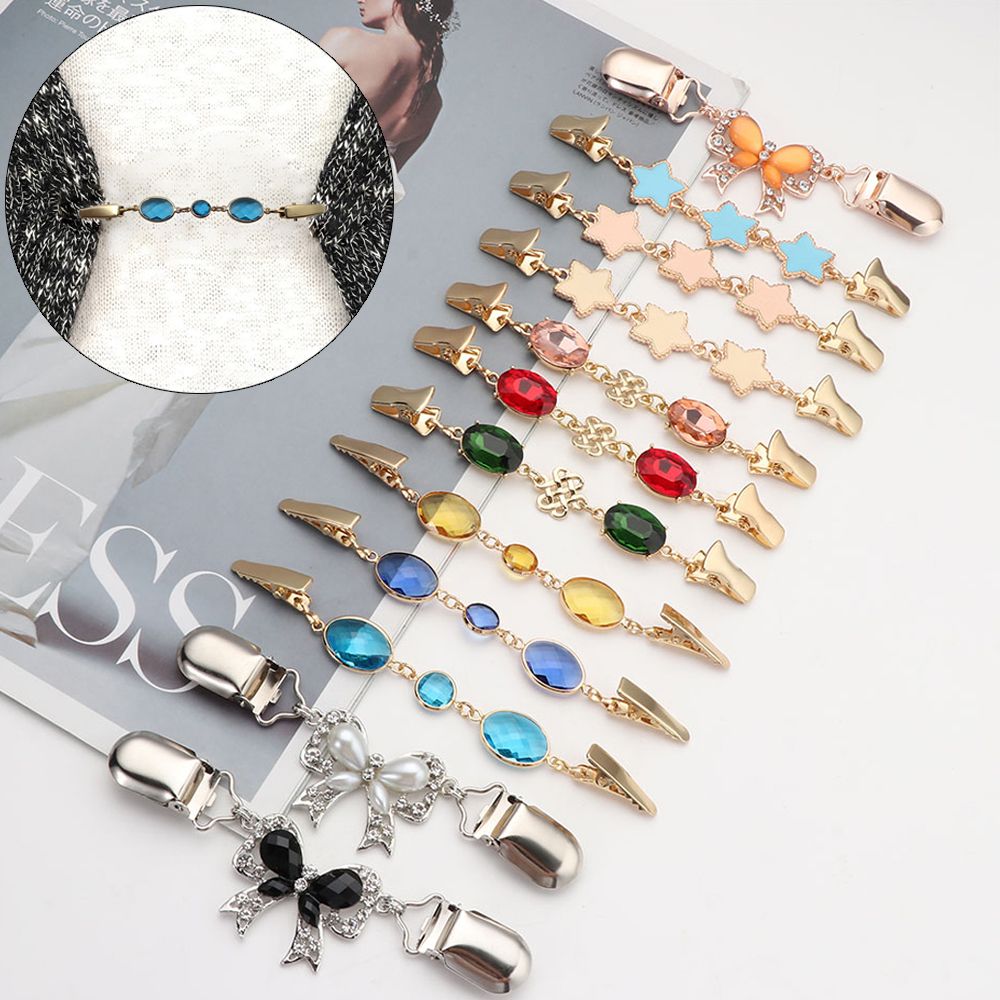 Vintage Fashion Postcards - วินเทจเป็ดคลิป Rhinestone เสื้อปลอกคอเสื้อกันหนาว Clasp ของขวัญแฟชั่นสำหรับผู้หญิงเครื่องประดับ