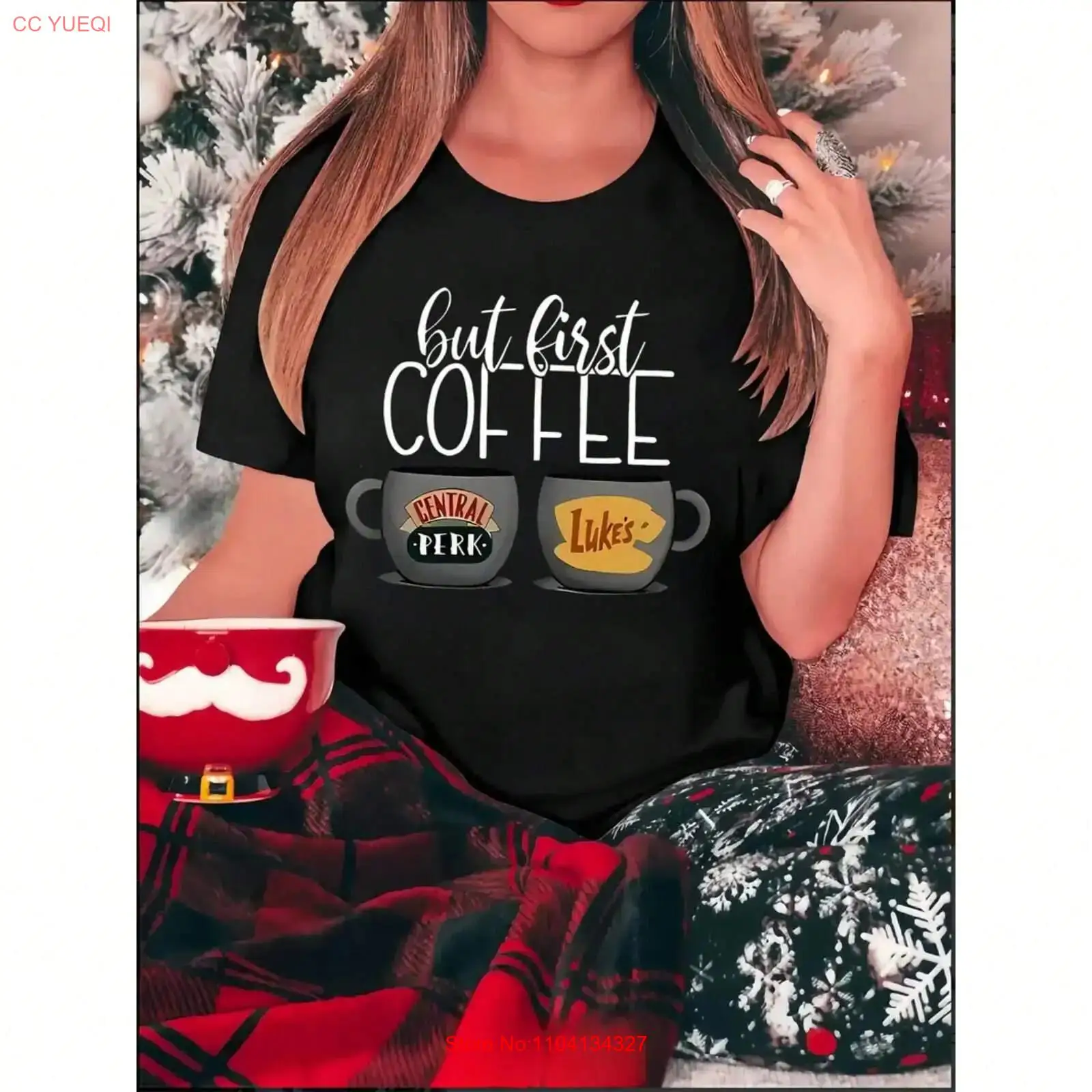 Vintage Fashion Patterns - เสื้อยืดแฟชั่นผู้หญิงลายพิมพ์ตัวอักษรลายแก้วกาแฟสุดสร้างสรรค์ สไตล์วินเทจ ผ้าเนื้อนุ่ม ซักแล้วไม่หด ใส่ได้หลากหลาย ลายกราฟิกสตรีทแวร์สุดเท่