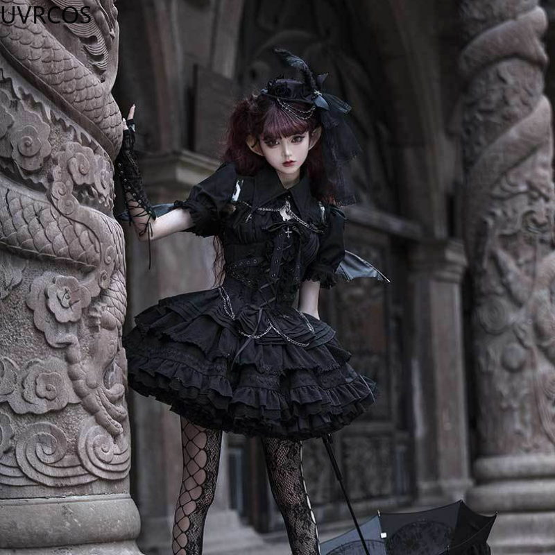 Vintage Y2K - Victorian Gothic Lolita Jsk Vintage Y2k