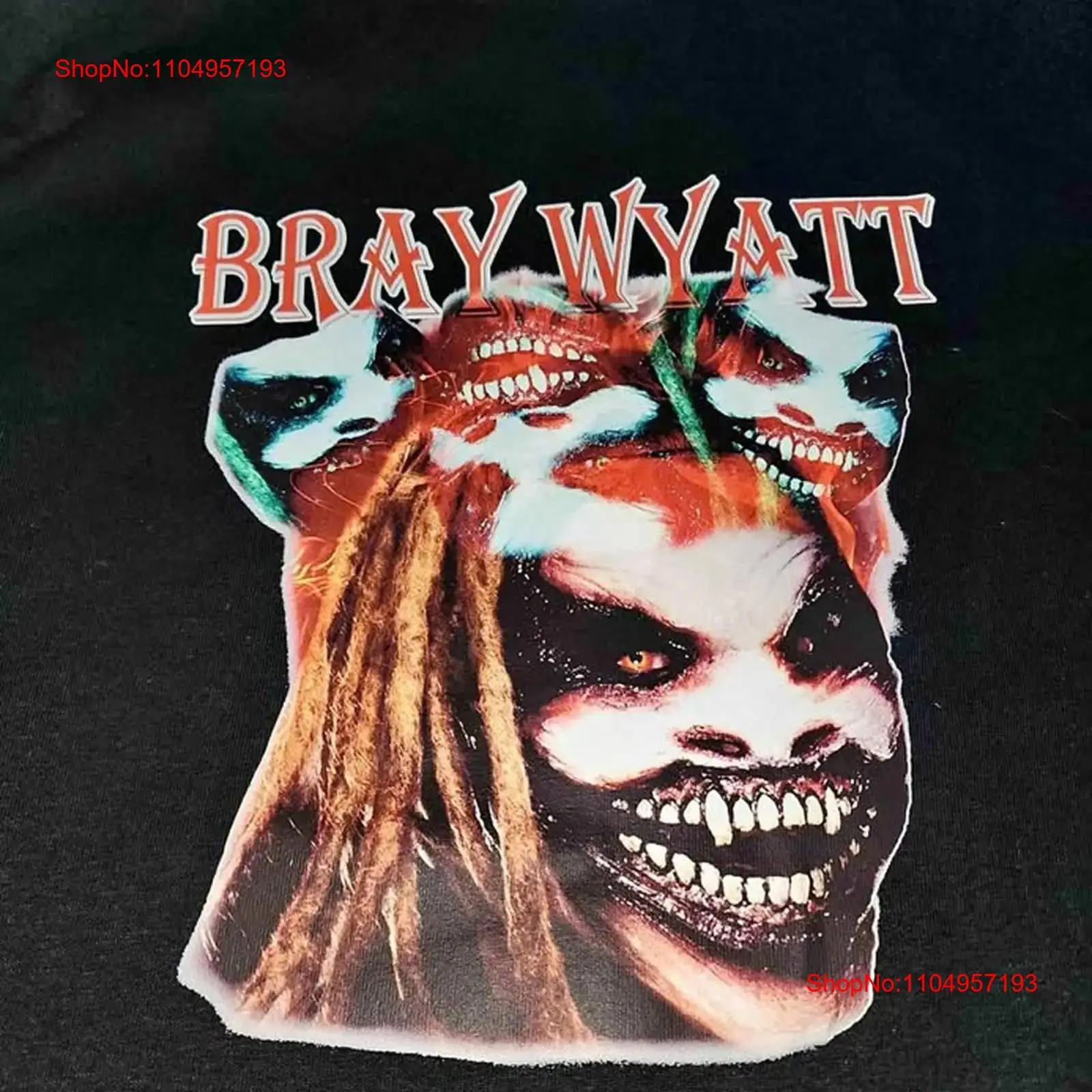 Vintage Fashion Collage - Bray Wyatt Collage เสื้อยืดสีดําทุกขนาด S ถึง