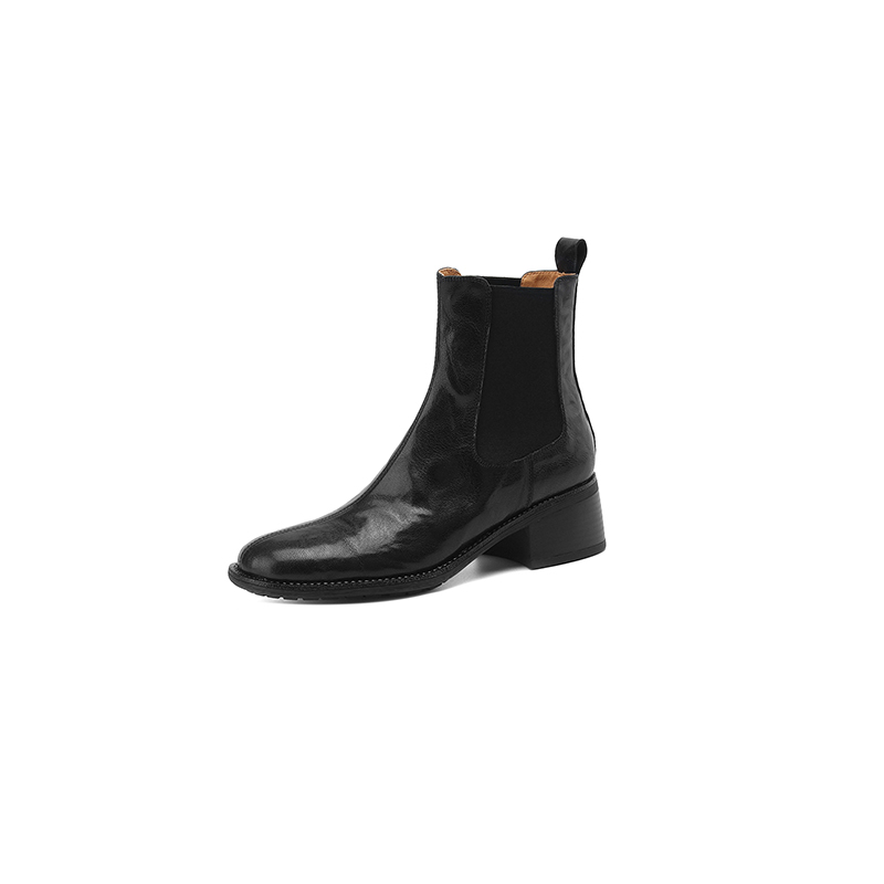 รองเท้าบูทผู้หญิงทรงวินเทจหนัง - Vintage Fashion Rome บทวิจารณ์และราคา