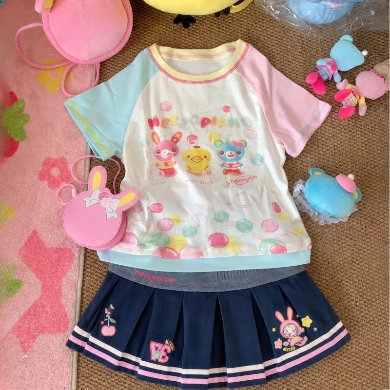 ชุดเซ็ตสองชิ้นสไตล์สาวญี่ปุ่น  - Vintage Y2K บทวิจารณ์และราคา
