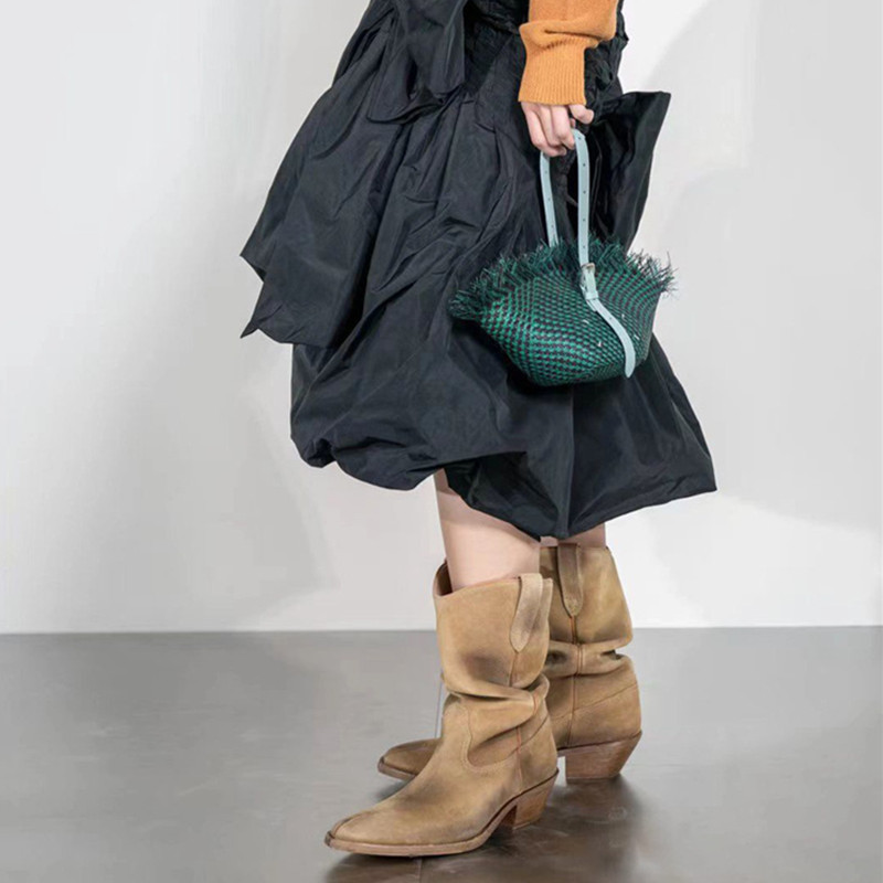 รองเท้าบูทแฟชั่นสไตล์วินเทจแบบ - Vintage Fashion Design บทวิจารณ์และราคา