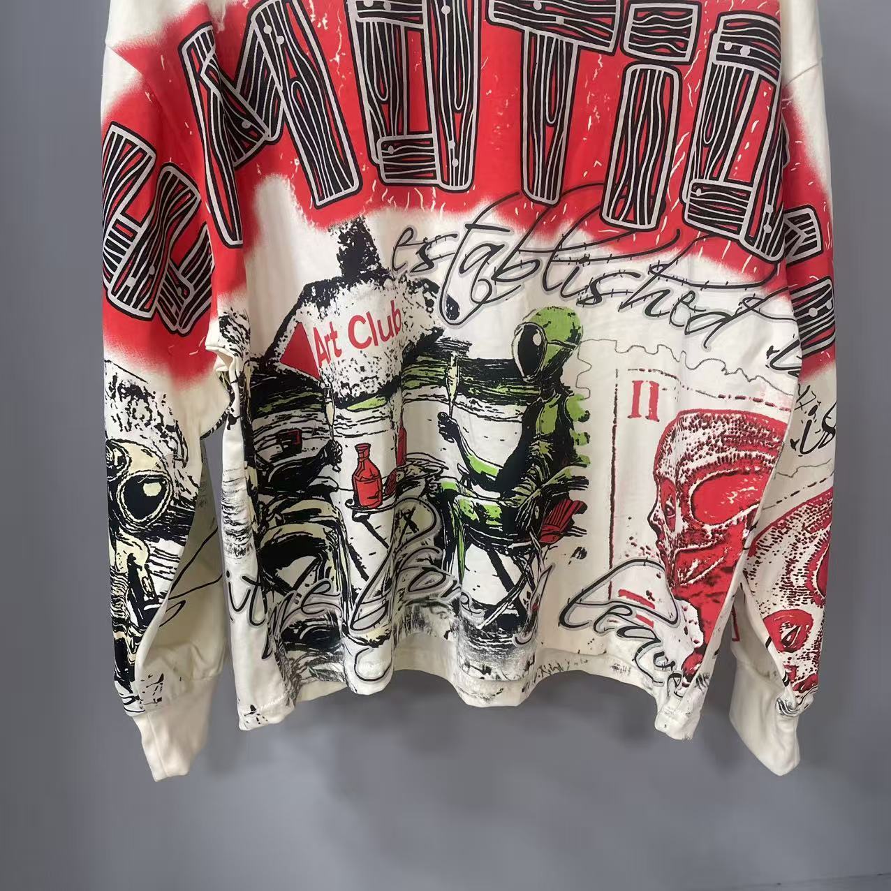 เสื้อยืดแขนยาวดีไซน์เนอร์คุณภา - Vintage Fashion Design บทวิจารณ์และราคา