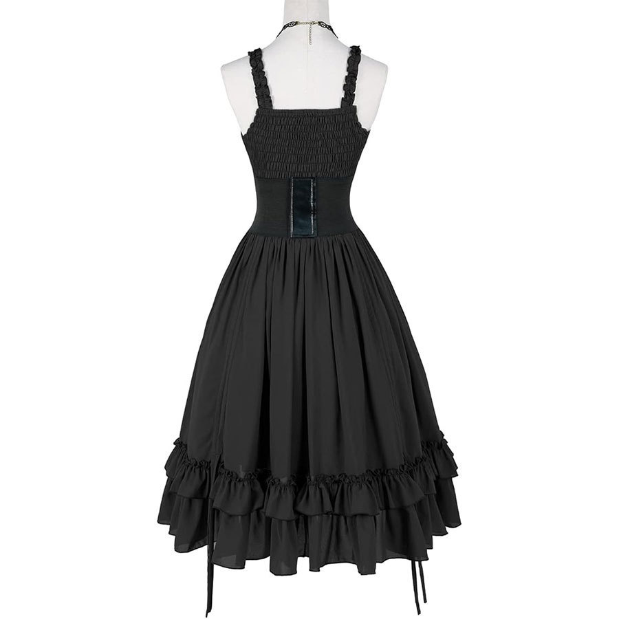 ชุดเดรสโกธิคผู้หญิง คอร์เซ็ทสี - Vintage Slip Dress บทวิจารณ์และราคา