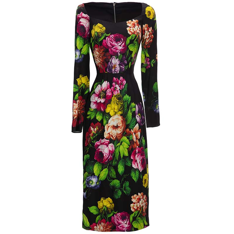 เดรสทรงดินสอเอวสูงเอวสูงของผู้ - Vintage Fashion Runway บทวิจารณ์และราคา