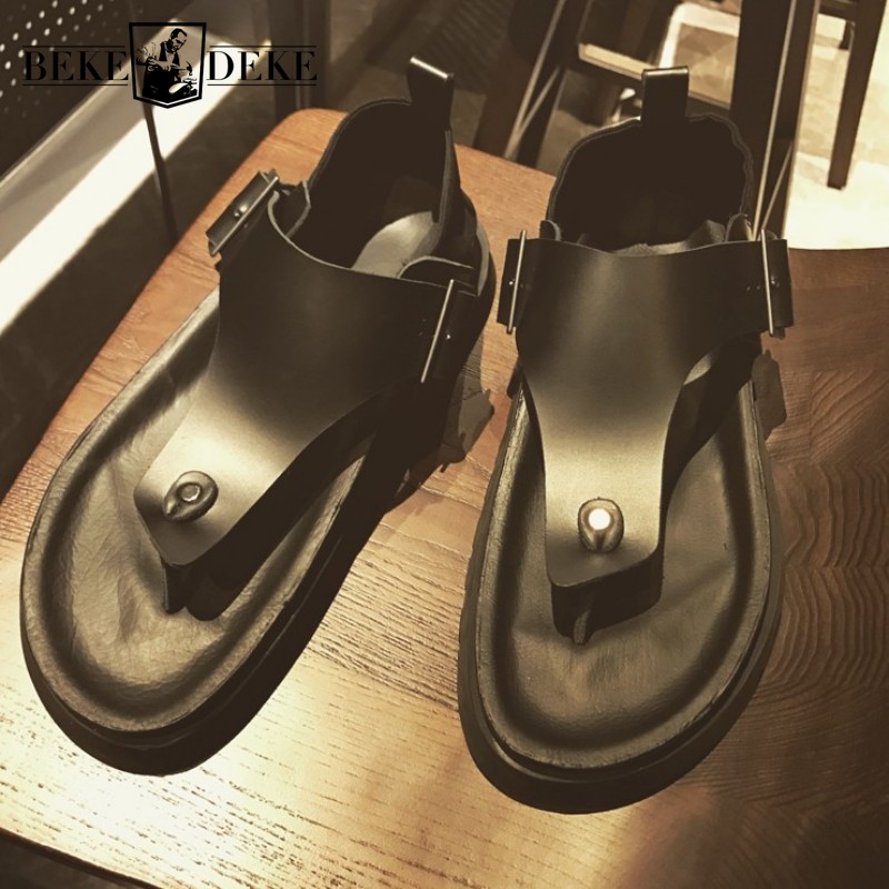 ฤดูร้อนบุรุษแฟชั่นหนาแพลตฟอร์ม - Vintage Fashion Rome บทวิจารณ์และราคา