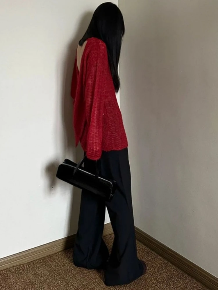 Y2K เสื้อยืดผู้หญิงถักแบบซีทรู - Vintage Y2K บทวิจารณ์และราคา